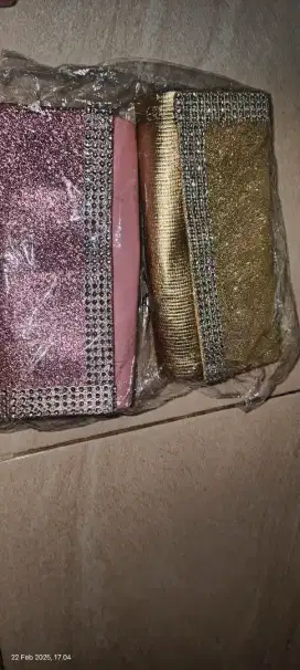 Tas pesta gold n pink