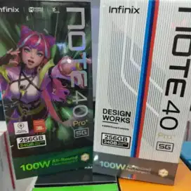 Infinix note 40 pro 8/256 5G layar lengkung + wireless