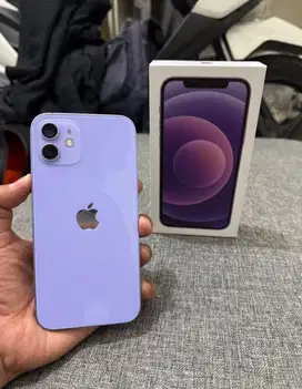 Iphone 12 5G 256 Purple Resmi Beacukai Full Set OEM