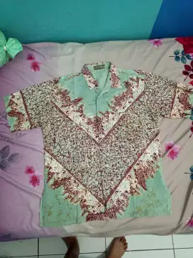 Kemeja Batik Pria Selo Sakti Ukuran L Preloved Bekas