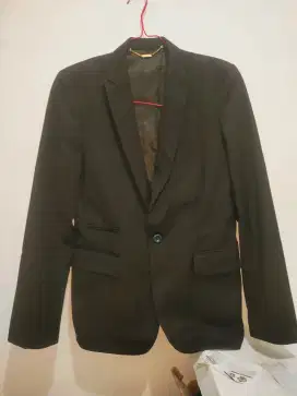 Jas Blazer Premium warna Coklat kancing 1 size S full furing slim fit.