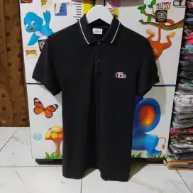 Kaos polo shirt LACOSTE France Flag DEVANLAY Size No.3 M