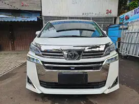 33 rb km Toyota Vellfire 2.5 G atpm TSS 2021 nik 2020 putih antik ori