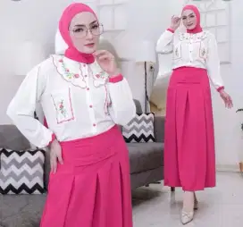 Lelang Baru Setelan Rok Cantik Mixuue