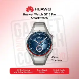 Huawei Watch Gt 5 Pro 46mm Titanium Garansi Resmi