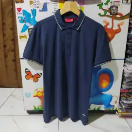 Kaos polo shirt HUGO BOSS navy colour Size M