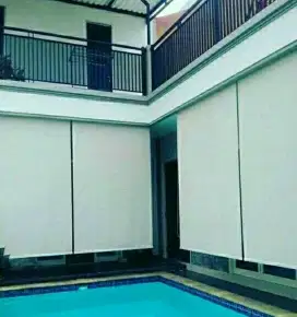 Tirai Outdoor dan tirai indoor temruah