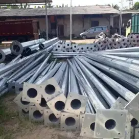 Jual Tiang PJU oktagonal single 7 mtr