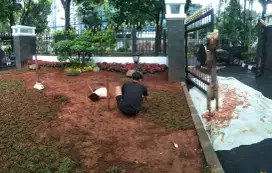 Mengerjakan jasa bikin taman minimalis