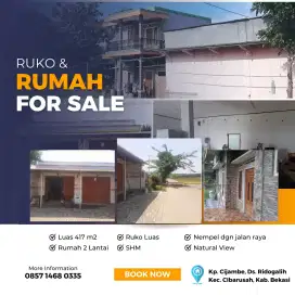 Jual Cepat Rumah & Ruko Siap Huni