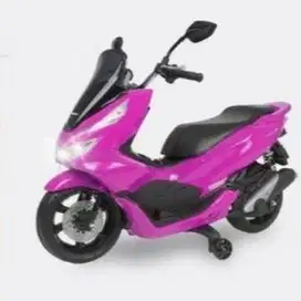 Motor Mainan Aki PMB M 988 Model PCX Matic Warna pink dan merah