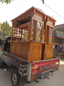 Gerobak Angkringan Bakso Mie Ayam PeceL Bubur Sate Martabak Ronde dlL