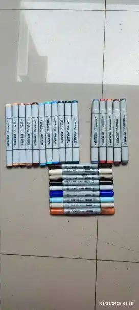 Spidol Copic berbagai tipe dan warna