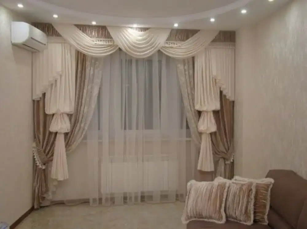 Pasang gordyn gorden murah vertikal roll blind jasa wallpaper dinding