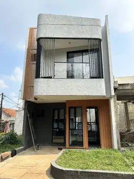 Promo Free Biaya Rumah 2 Lantai Dekat Stasiun Rawabuntu