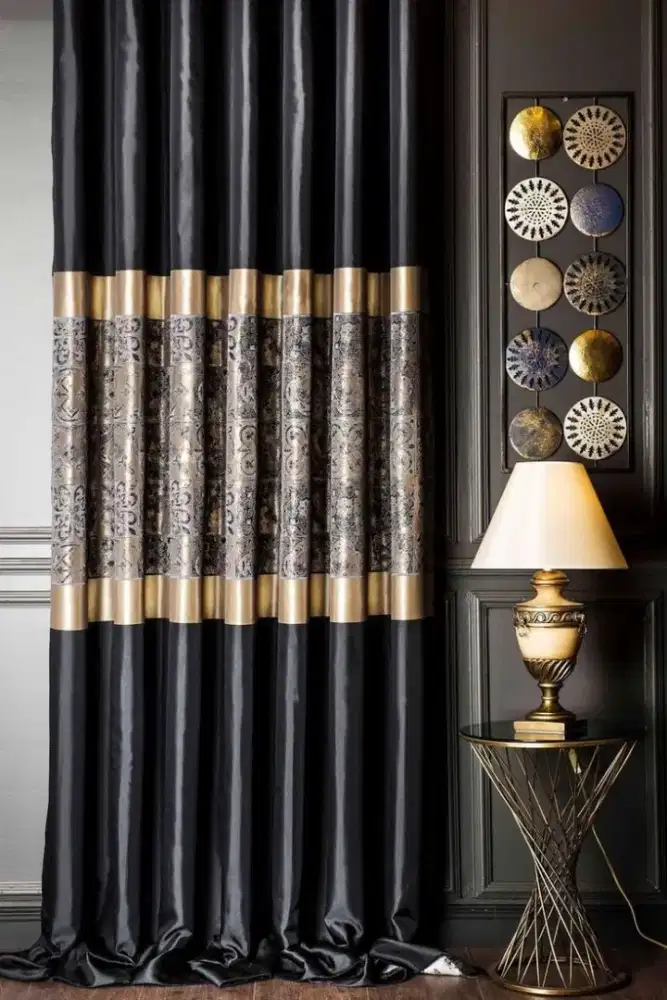 Pasang gordyn gorden murah vertikal roll blind jasa wallpaper dinding