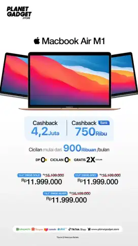 Apple Macbook Air M1 256GB New iBox