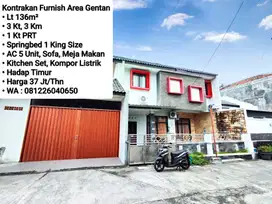 Kontrakan Semi Furnish Area Gentan, Dekat Laweyan, Purwosari