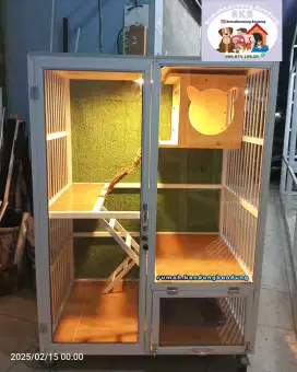 Kandang Kucing Alumunium Bdg