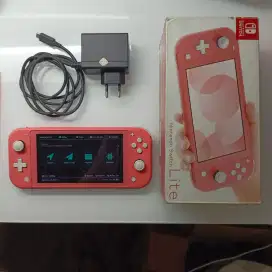 Nintendo Switch Lite Fullset Bekas