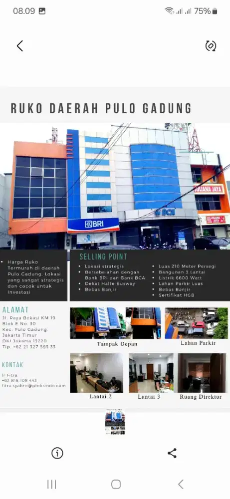 Ruko Murah Bebas Bsnjir