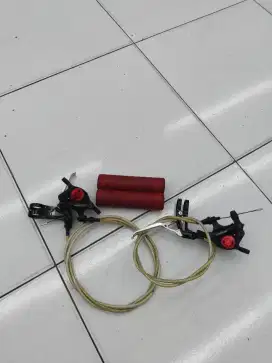 Rem mekanik disc brake decaf dan handle rem litepro