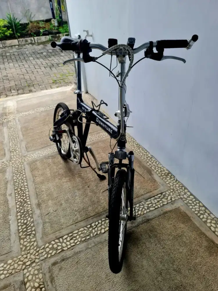 Sepeda lipat downtube 9fs