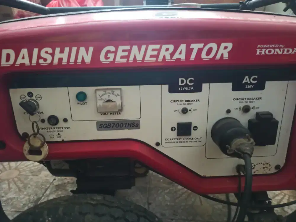 Generator Daikin 5500W - Siap Ngegas, Siap Pakai