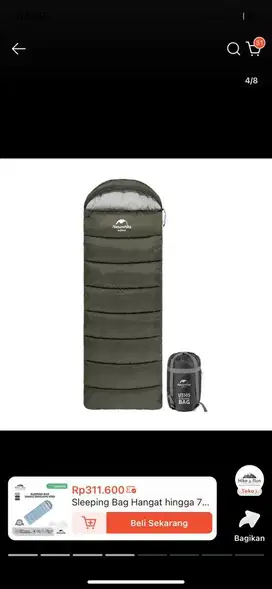 Jual Cepat Sleeping Bag 250k