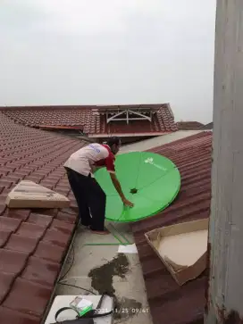 pasang parabola 135cm combo