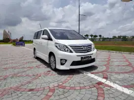 Toyota Alphard 2.4 SC Aless AT NIK 2013 TAX ON, VERY GOOD CONDITIONS