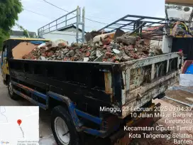 Jasa buang puing angkut sampah