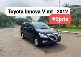 Toyota Innova V mt 2012 hitam #2juta