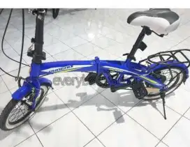 Jual sepeda lipat ukuran 16 merk Phonix mulus like new