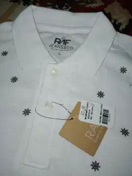 Kaos kerah RAF21 original baru