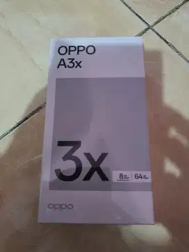Oppo a3x 4/64 garansi resmi 1 tahun