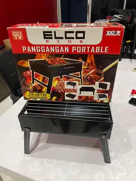 Panggangan Portable Lipat Pemanggang Portabel Ukuran 35x27x23cm