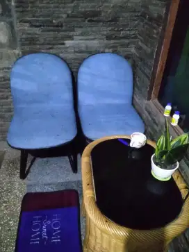Kursi teras sepaket sama mejanya