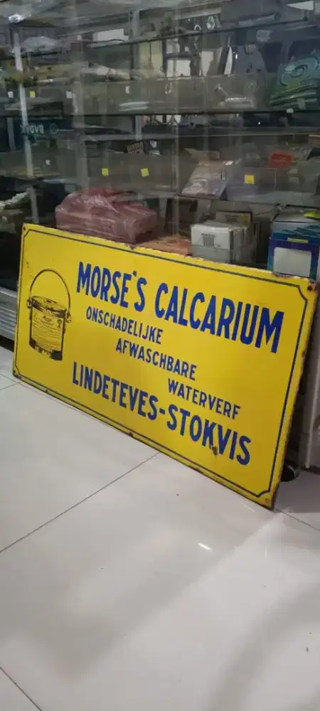 ENAMEL MORSE'S CALCARIUM VINTAGE