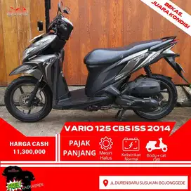 HONDA VARIO 125 CBS ISS 2014 PAJAK PANJANG SURAT LENGKAP SIAP PAKE