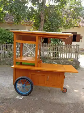 Gerobak Angkringan Bakso Mie Ayam PeceL Bubur Sate Martabak Ronde dlL