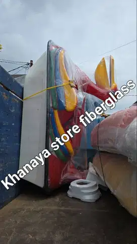 Siapkirim sepeda air gowes/perahu bebekkan fiberglass baru!