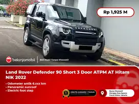 [ LOW KM 6RB ] Land Rover Defender 90 Short 3 Door AT Hitam 2022/2023