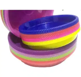 NAMPAN PLASTIK  isi 6pc MODEL ANYAMAN