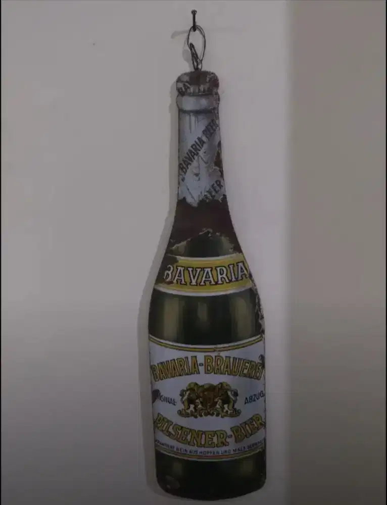 ENAMEL BAVARIA BRAUEREI VINTAGE