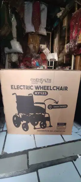 KURSI RODA ELEKTRIK ONE HEALTH KY123 SMARTWHEEL GOLD MODEL BARU