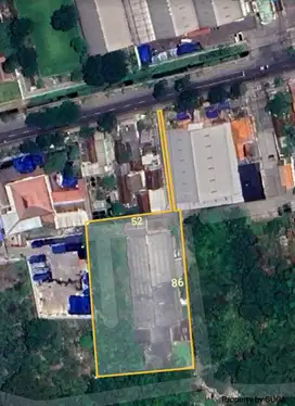 DIJUAL Gudang ex-Pabrik  Lokasi di Jl. Raya DRIYOREJO  Driyorejo