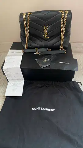 FS: Shoulder Bag YSL Loulou Small with gold chain