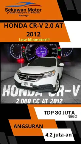 promo dp 30jt nego. barang antik crv 2.0 at 2012