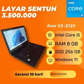 Laptop Acer Aspire V3-372T Touchscreen Layar Sentuh Intel Core i5